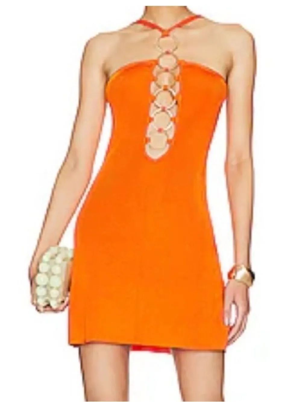 Cult Gaia orange dress
